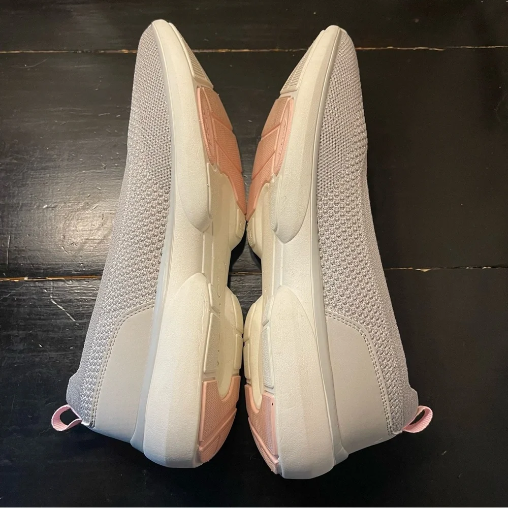 Vionic Kallie Slip On Flats Gray Pink Shimmer Women’s 10 M Comfort Shoes w/ Box - Picture 8 of 10